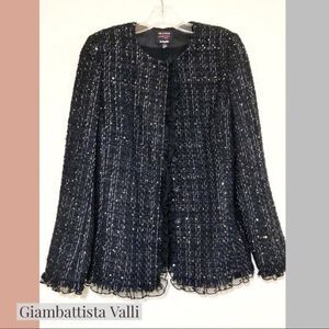 Giambattista Valli Tweed with sequins Jacket XS